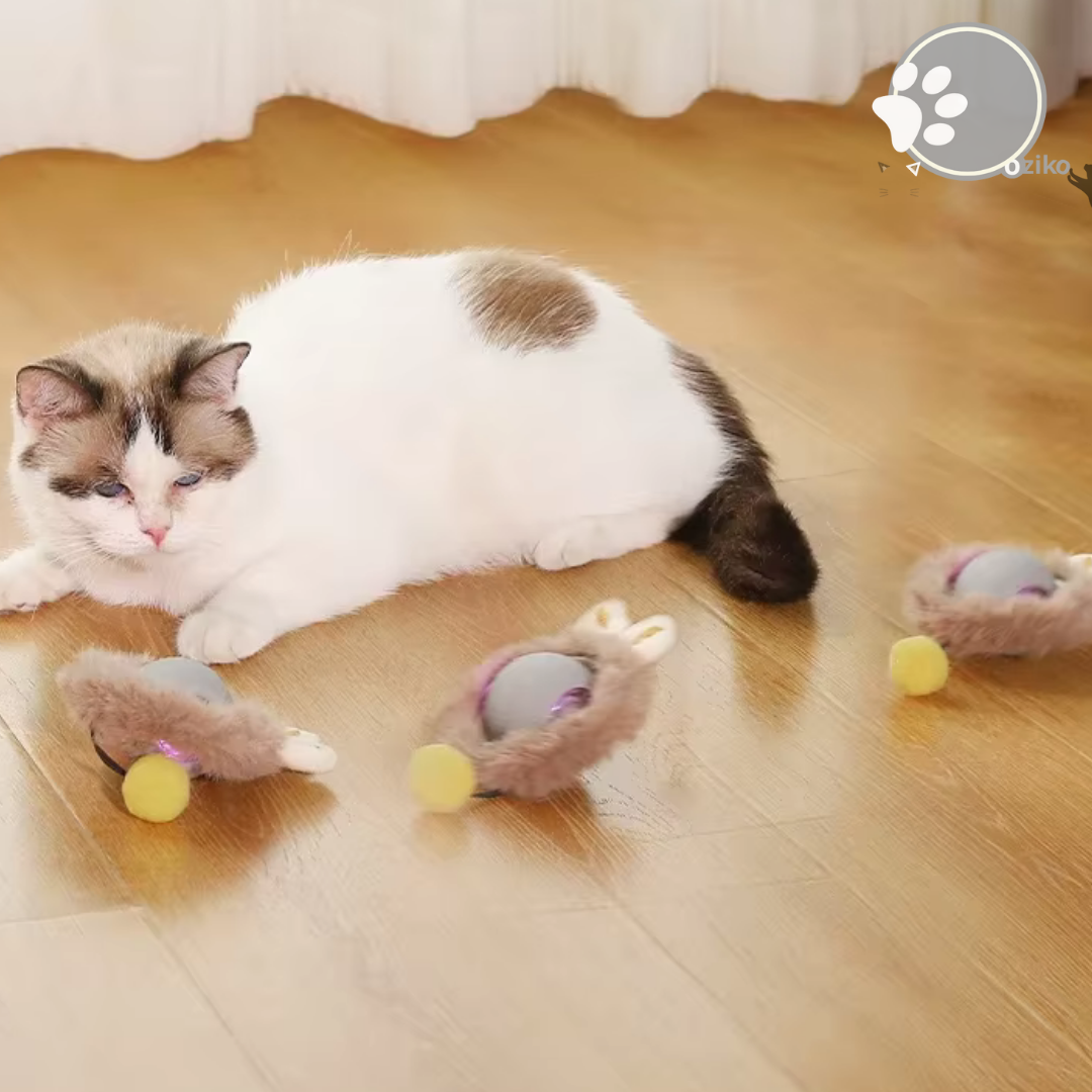 Smart Rolling Cat Mouse Toy